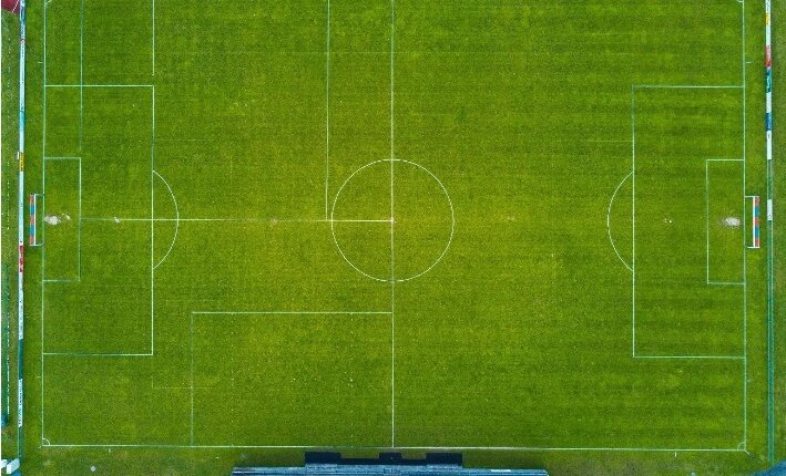 Estádio de Futebol visto de cima